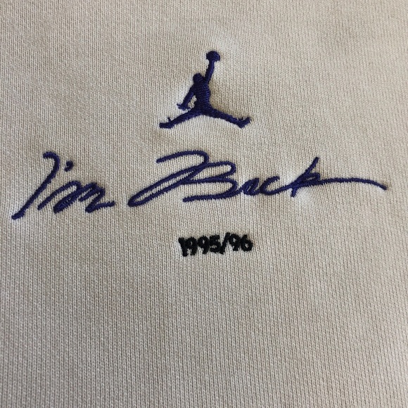 Vintage AIR Jordan Im Back 95-96 Pullover Sweater Mens XL - Picture 3 of 7
